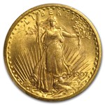1907 $20 St. Gaudens Double Eagle PCGS (Prospector Label)