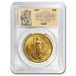 1907 $20 St. Gaudens Double Eagle PCGS (Prospector Label)