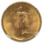 1907 $20 St Gaudens Gold Double Eagle MS-62 NGC
