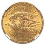 1907 $20 St Gaudens Gold Double Eagle MS-62 NGC