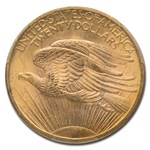 1907 $20 St Gaudens Gold Double Eagle MS-62 PCGS
