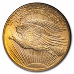 1907 $20 St Gaudens Gold Double Eagle MS-63 NGC
