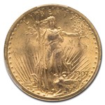 1907 $20 St Gaudens Gold Double Eagle MS-63+ PCGS