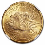 1907 $20 St Gaudens Gold Double Eagle MS-64 NGC