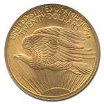 1907 $20 St Gaudens Gold Double Eagle MS-65 NGC