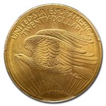 1907 $20 St Gaudens Gold Double Eagle MS-66+ PCGS