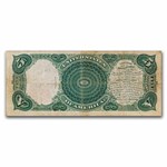 1907 $5.00 Legal Tender Jackson/Woodchopper Fine (Fr#91)