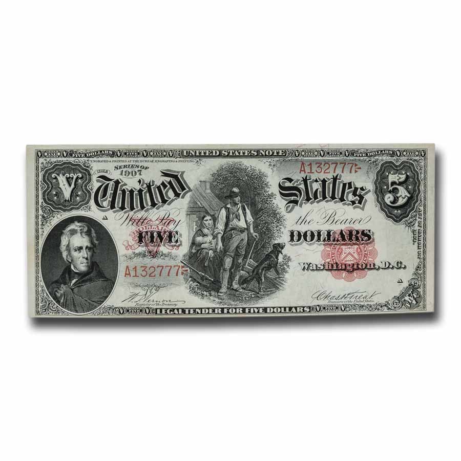 Buy 1907 $5.00 Legal Tender Woodchopper AU (Fr#83) | APMEX