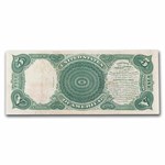 1907 $5.00 Legal Tender Woodchopper Note XF (Fr#88)