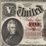 1907 $5.00 Legal Tender Woodchopper Note XF (Fr#88)