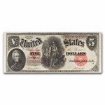 1907 $5.00 Legal Tender Woodchopper Note XF (Fr#88)
