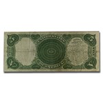 1907 $5.00 Legal Tender Woodchopper VF-25 PMG (Fr#91)