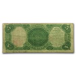 1907 $5.00 Legal Tender Woodchopper VF+ (Fr#91)