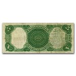 1907 $5.00 Legal Tender Woodchopper VF (Fr#91)