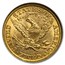 1907 $5 Liberty Gold Half Eagle MS-62 NGC