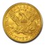 1907 $5 Liberty Gold Half Eagle MS-64 PCGS CAC