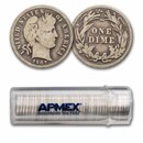 1907 Barber Dime 50-Coin Roll Avg Circ