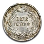 1907 Barber Dime MS-61 NGC