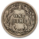 1907 Barber Dime VF