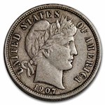 1907 Barber Dime XF