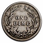 1907 Barber Dime XF