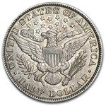 1907 Barber Half Dollar AU