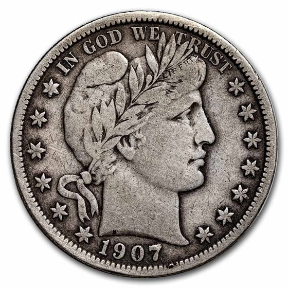 1907 Barber Half Dollar Fine 1907 Barber Half Dollar Fine
