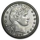 1907 Barber Quarter AU