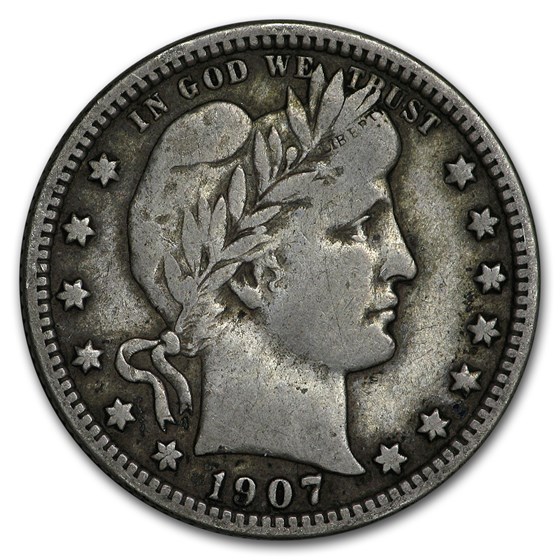 1907 Barber Quarter Fine 1907 Barber Quarter Fine