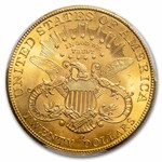 1907-D $20 Liberty Gold Double Eagle MS-65 PCGS