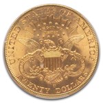 1907-D $20 Liberty Gold Double Eagle MS-66 PCGS