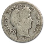 1907-D Barber Dime Good/VG