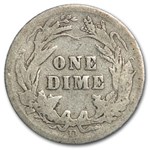 1907-D Barber Dime Good/VG