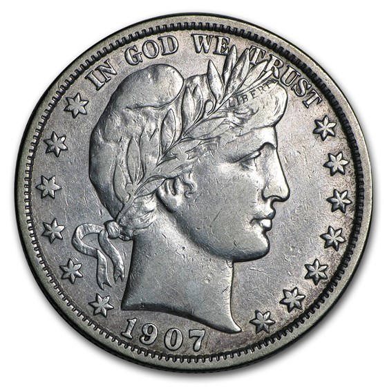 1907-D Barber Half Dollar VF 1907-D Barber Half Dollar VF