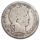 1907-D Barber Quarter Good/VG