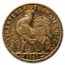 1907 France Gold 20 Francs Rooster AU