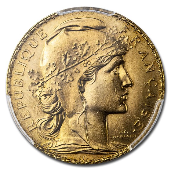 Buy 1907 France Gold 20 Francs Rooster MS65 PCGS APMEX Buy 1907 France Gold 20 Francs Rooster MS65 PCGS APMEX
