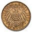 1907 German States Bremen Gold 10 Mark MS-68 NGC