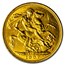 1907 Great Britain Gold Sovereign Edward VII BU