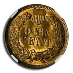 1907 Indian Head Cent MS-63 NGC (Red/Brown)