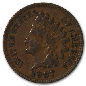 1907 Indian Head Cent VF 1907 Indian Head Cent VF