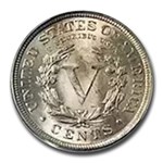 1907 Liberty Head V Nickel MS-64 PCGS