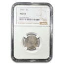 1907 Liberty Head V Nickel MS-66 NGC