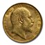 1907-M Australia Gold Sovereign Edward VII BU