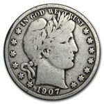 1907-O Barber Half Dollar VG