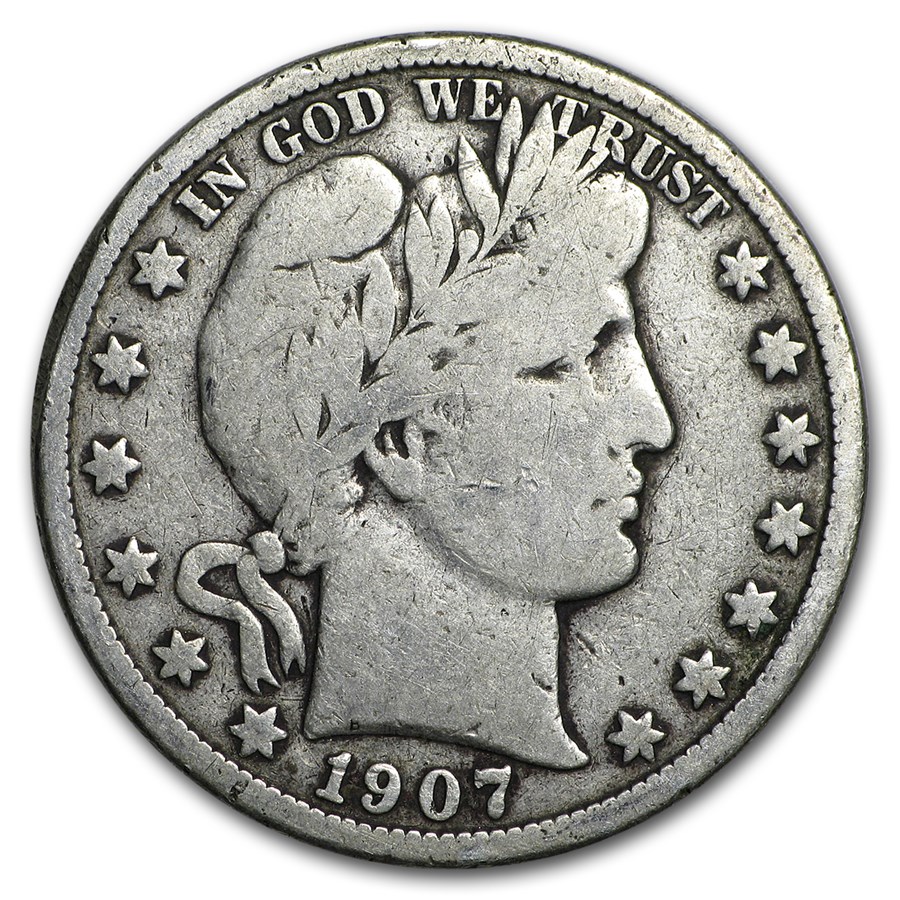 1907-O Barber Half Dollar VG