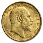 1907-P Australia Gold Sovereign Edward VII BU
