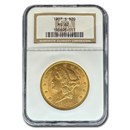 1907-S $20 Liberty Gold Double Eagle MS-62 NGC