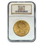 1907-S $20 Liberty Gold Double Eagle MS-62 NGC