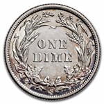 1907-S Barber Dime AU